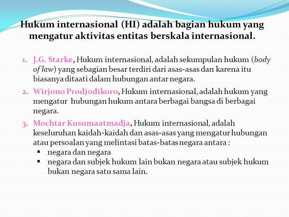 Hukum Internasional: Kerangka Hukum untuk Hubungan Global