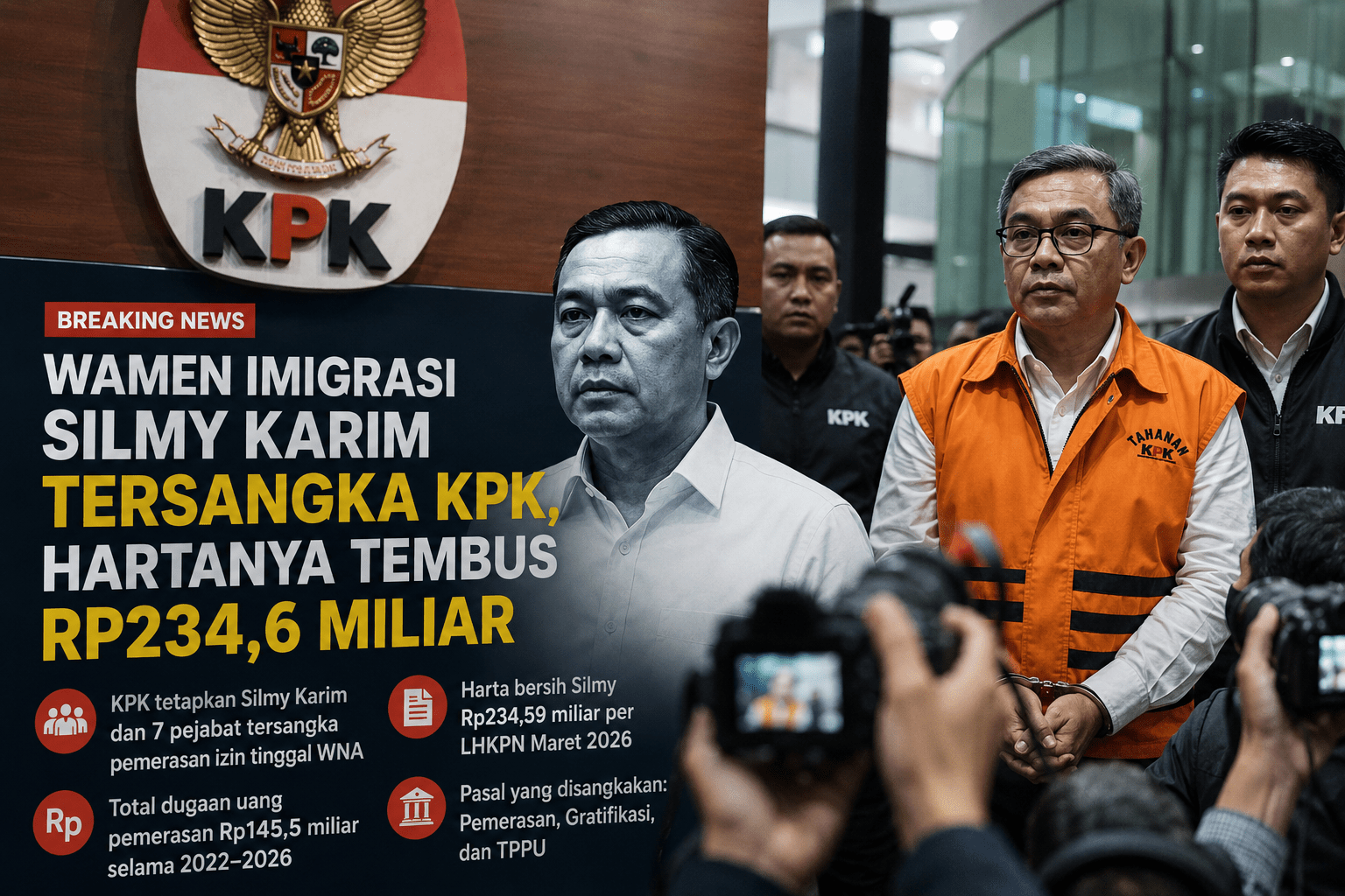 Wamen Imigrasi Silmy Karim Tersangka KPK, Hartanya Tembus Rp234,6 Miliar 1 Wamen Imigrasi Silmy Karim Tersangka KPK, Hartanya Tembus Rp234,6 Miliar
