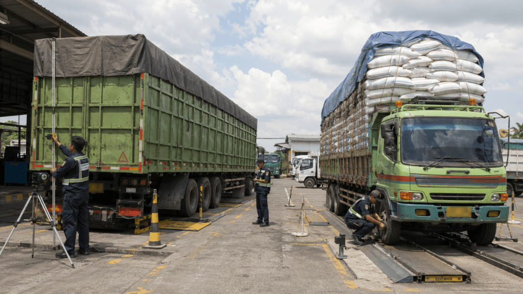 Perbedaan truk over dimension dan over load